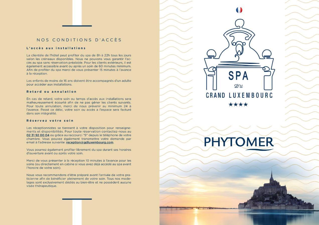 Grand Hotel Du Luxembourg & Spa Bayeux Exterior foto